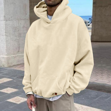 Wiaofellas New Hip Hop Hoodies With Heavyweight Autumn Winter Men Kanye West Hoodie Sweatshirt Swag Solid Good Quality Pullover